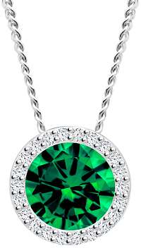 Preciosa Strieborný náhrdelník Emerald68 66 (retiazka, prívesok)