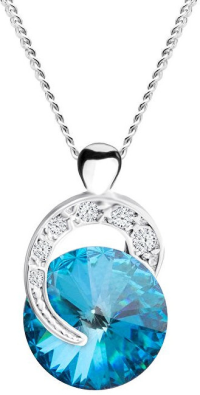 Preciosa Strieborný náhrdelník Gentle Beauty 6766 (retiazka, prívesok)