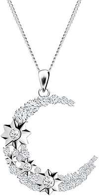 Preciosa Strieborný náhrdelník Mesiac Orion48 00 (retiazka, prívesok)