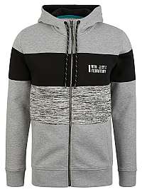 Q/S designed by Pánska mikina.909.43.4321.94W0 Grey Melange Woven XXL
