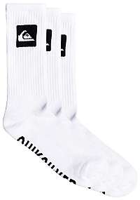 Quiksilver 3 PACK - pánske ponožky White EQYAA03669-WBB0-45