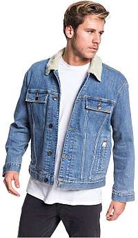 Quiksilver Pánska bunda Denim Jacket Sherpa Blue Used EQYJK03509-BYLW XXL