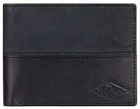 Quiksilver Pánska kožená peňaženka Desertruker Black EQYAA03811-BLK