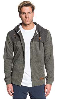 Quiksilver Pánska mikina Keller Block Zip Thyme Heather EQYFT04013-CQYH XXL
