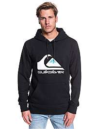 Quiksilver Pánska mikina Omni Logo Screen Fleece Black EQYFT04025-KVJ0 M