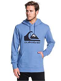 Quiksilver Pánska mikina Omni Logo Screen Fleece Quiet Harbor EQYFT04025-BLM0 L