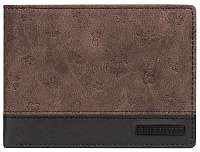 Quiksilver Pánska peňaženka Mini Mo Wallet Pu Chocolate Brown EQYAA03818-CSD0