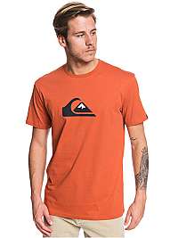Quiksilver Pánske tričko Comp Logo Ss Burnt Brick EQYZT05486-MPM0 S