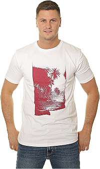Quiksilver Pánske tričko Dreamer Lounge White EQMZT03207-WBB0 L