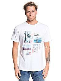 Quiksilver Pánske tričko Island Location Ss White EQYZT05480-WBB0 M