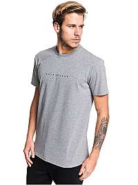 Quiksilver Pánske tričko Night Tract Ss Medium Grey Heather EQYZT05454-KPVH S