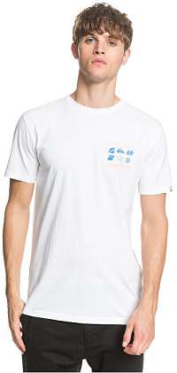 Quiksilver Pánske tričko Slow Burn Ss White EQYZT05759 -WBB0 XL