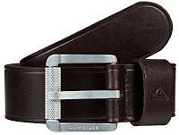 Quiksilver Pánsky kožený opasok The Everydaily II Chocolate EQYAA03829-BRN L