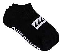 Quiksilver Sada pánskych ponožiek 3 Ankle Pack Black EQYAA03667-KVJ0-45