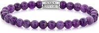 Rebel&Rose Obrúbený náramok Purple Rain RR-60053-S 16,5 cm