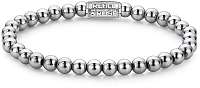 Rebel&Rose Obrúbený náramok Silver Shine RR-60020-S 16,5 cm