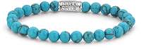 Rebel&Rose Obrúbený náramok Turquoise Delight RR-60015-S 17,5 cm - M