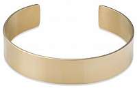 Rosefield Pevný pozlátený náramok Bar Bangle BBBG-J231