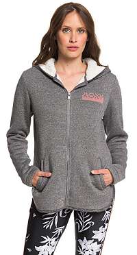 Roxy Dámska mikina Slopes Fever B Charcoal Heather ERJFT04092-KTE1 L