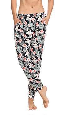 Roxy Dámske nohavice Easy Peasy Pant Anthracite Tropicalababa Swim ERJX603137-KVJ8 XS