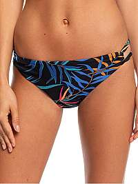 Roxy Dámske plavkové nohavičky Lahaina Bay Full Bottom Anthracite Wild Leaves S ERJX403888-KVJ8 S