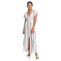 Roxy Dámske šaty Furore Lagoon Stripe Snow White Retro Vertical ERJWD03372-WBK3 S