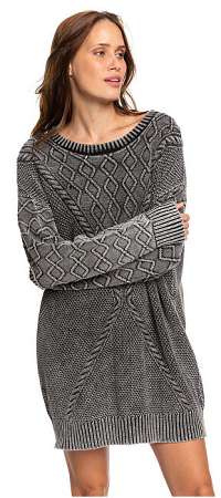 Roxy Dámske šaty Snow Day Anthracite ERJKD03272-KVJ0 M