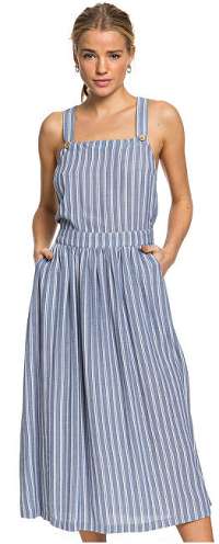 Roxy Dámske šaty Summer Transparency True Navy Birdy Stripe s ERJWD03423-BPZ3 L