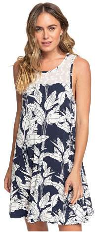 Roxy Dámske šaty What Lovers Do Mood Indigo Flying Flow er s ERJKD03315-BSP7 S