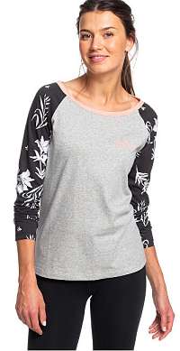 Roxy Dámske tričko Before I Go Ls Heritage Heather ERJZT04656-SGRH S