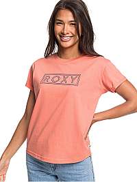 Roxy Dámske tričko Epic Afternoon Word Terra Cotta ERJZT04808-MJN0 L