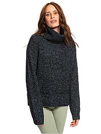 Roxy Dámsky sveter Five Reasons To Stay Anthracite ERJSW03354-KVJ0 L