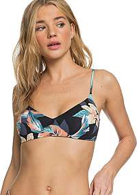 Roxy Plavková podprsenka Pt Beach Class ic s Ath Tri Anthracite Tropic oco S ERJX304071-KVJ6 S