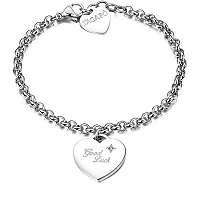 S`Agapõ Oceľový náramok Be My Always Good Luck SBM15