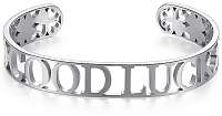 S`Agapõ Pevný oceľový náramok Good Luck Lovely SOV11