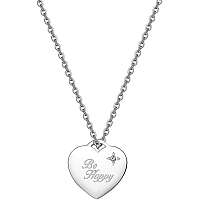 S`Agapõ Srdiečkový náhrdelník Be My Always Be Happy SBM05