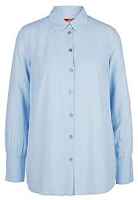 s.Oliver Dámska košeľa BLOUSE LONGSLEEVE Sky Blue 14.910.11.2367.5300