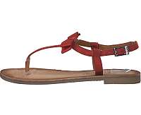 s.Oliver Dámske kožené sandále Red 5-5-28110-32-500