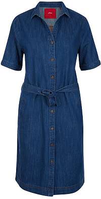 s.Oliver Dámske šaty 14.904.82.2772.56Y4 Blue Denim Non Stretch