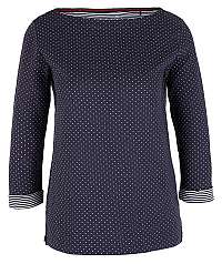 s.Oliver Dámske tričko 04.899.39.5350.59X1 Navy Knit