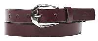 s.Oliver Dámsky kožený opasok BELT Burgunder.910.95.3105 .4934 90