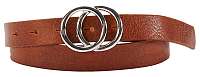 s.Oliver Kožený dámsky opasok.899.95.3696.8756 Brown 95 cm