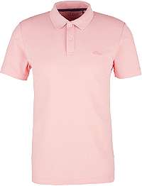 s.Oliver Pánske polo tričko 03.899.35.4586.43W0 Cool Rose Melange S