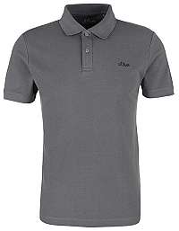 s.Oliver Pánske polo tričko 03.899.35.4586.9490 Smoke Grey S