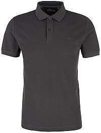 s.Oliver Pánske polo triko 03.899.35.4586.9827 Ebony S