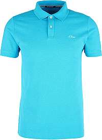 s.Oliver Pánske polo triko 03.899.35.5268 .6242 Turquoise M