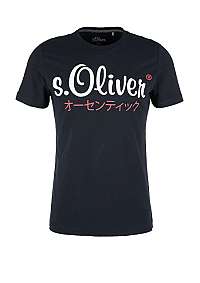 s.Oliver Pánske tričko 13.002.32.4610 .5990 Blue XL