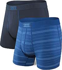 SAXX Sada pánskych boxeriek ULTRA BOXER BRIEF FLY 2PK navy / summit stripe 2 pack M