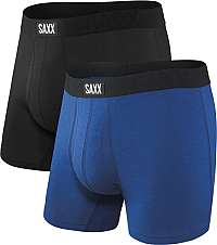 SAXX Sada pánskych boxeriek UNDERCOVER BOX BR FLY 2PK black / city blue M