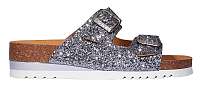 Scholl Dámske šľapky Glam SS Bioprint Pewter F274081047